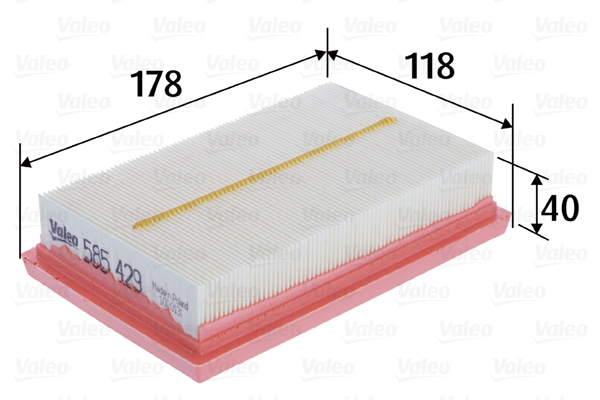 585429 Filtr powietrza VALEO